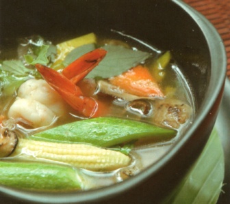 แกงเลียงกุ้ง แกงเลียงกุ้งสด