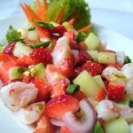อร่อย รสล้ำ “ยำสตรอเบอรี่กุ้งสด”