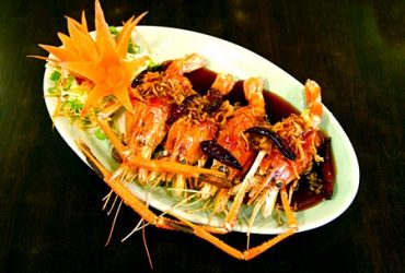 กุ้งผัดซอสมะขาม