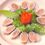 รสหนึบนุ่มลิ้นกับ หมึกนึ่งยัดไส้