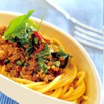 เผ็ดร้อนกับ “สปาเก็ตตี้ขี้เมาเนื้อสับ”