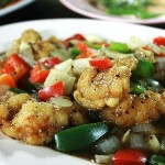 ปลาเก๋าผัดพริกไทยดำ