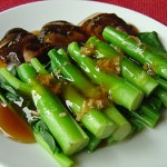 กรอบหวาน กับ “คะน้าฮ่องกงลวกราดน้ำมันหอย...