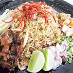 ข้าวคลุกน้ำพริกนรก