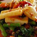ผัดทะเลน้ำพริกเผา